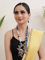Load image into Gallery viewer, Statement Sri Krishna Necklace &amp; Earrings Set
