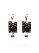 Block Printed Fabric Necklace Set Accentuated with Ghungroos
