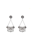 Load image into Gallery viewer, Thread Work German Silver Necklace Set
