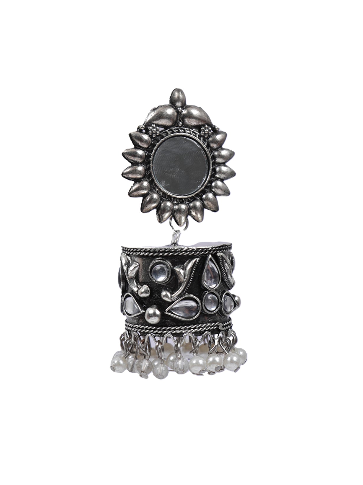 Mirror Jhumkas