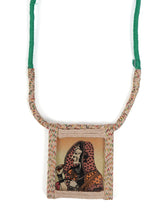 Handcrafted Pure Marble Necklace Set with Jute and Thread