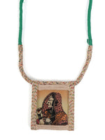 Load image into Gallery viewer, Handcrafted Pure Marble Necklace Set with Jute and Thread
