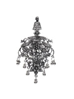 Load image into Gallery viewer, Intricately Detailed Flower Motifs Metal Earrings
