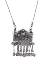 Load image into Gallery viewer, Long Chain Metal Necklace with Multiple Coin Strands
