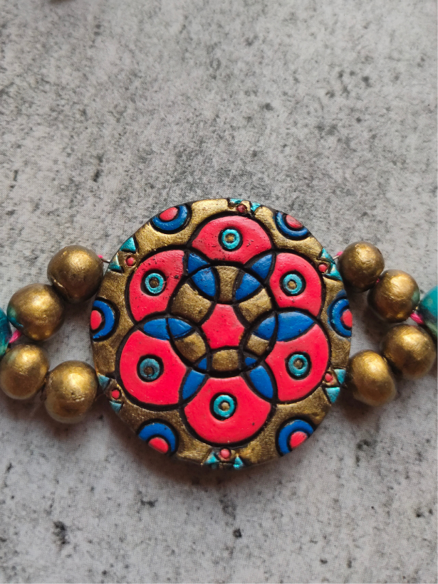 Handmade Terracotta Clay Rakhi