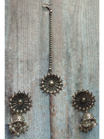 Load image into Gallery viewer, Set of 3 - Maang Tika and Earrings
