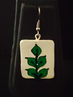 Load image into Gallery viewer, Hand Painted Birds Ceramic Necklace Set with Multi-Color Thread Closure
