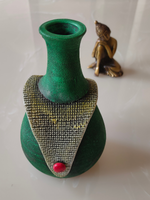 Load image into Gallery viewer, Exquisite Green Handcrafted Modern Terracotta Clay Pot
