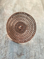 Load image into Gallery viewer, Statement Jali Pattern Metal Ring
