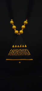 Triangular Terracotta Necklace Set
