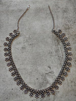 Load image into Gallery viewer, Petite Oxidised Silver Long Necklace

