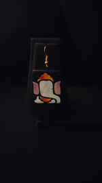 Load image into Gallery viewer, Handpainted Ganesha Terracotta Clay Necklace Set
