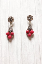 Load image into Gallery viewer, Red Jade Beads Elegant Choker Necklace Set
