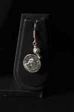 Load image into Gallery viewer, 2 Layer Vintage Stamped Coins Necklace Set with Glass Beads
