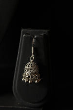 Load image into Gallery viewer, Black and Orange Glass Beaded Warrior Pendant Necklace Set
