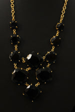 Load image into Gallery viewer, Faceted Tanzanite Gemstone Embedded Gold Plated Handmade Necklace
