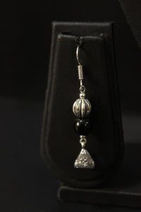Braided Threads And Metal Pendant Half Hasli Choker Necklace Set