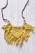 Load image into Gallery viewer, Hand Braided Macrame Threads Adjustable Long Necklace

