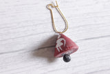 Handcrafted Tribal Terracotta Clay Red Dangler Earrings