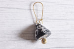 Load image into Gallery viewer, Handcrafted Tribal Terracotta Clay Black Dangler Earrings
