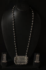 Load image into Gallery viewer, Metal Beads Chain Long Necklace Set
