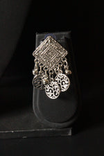 Load image into Gallery viewer, 3 Layer Stamped Coins Necklace with Thread Closure
