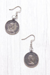 Stamped Coins Thread Closure Choker Necklace Set