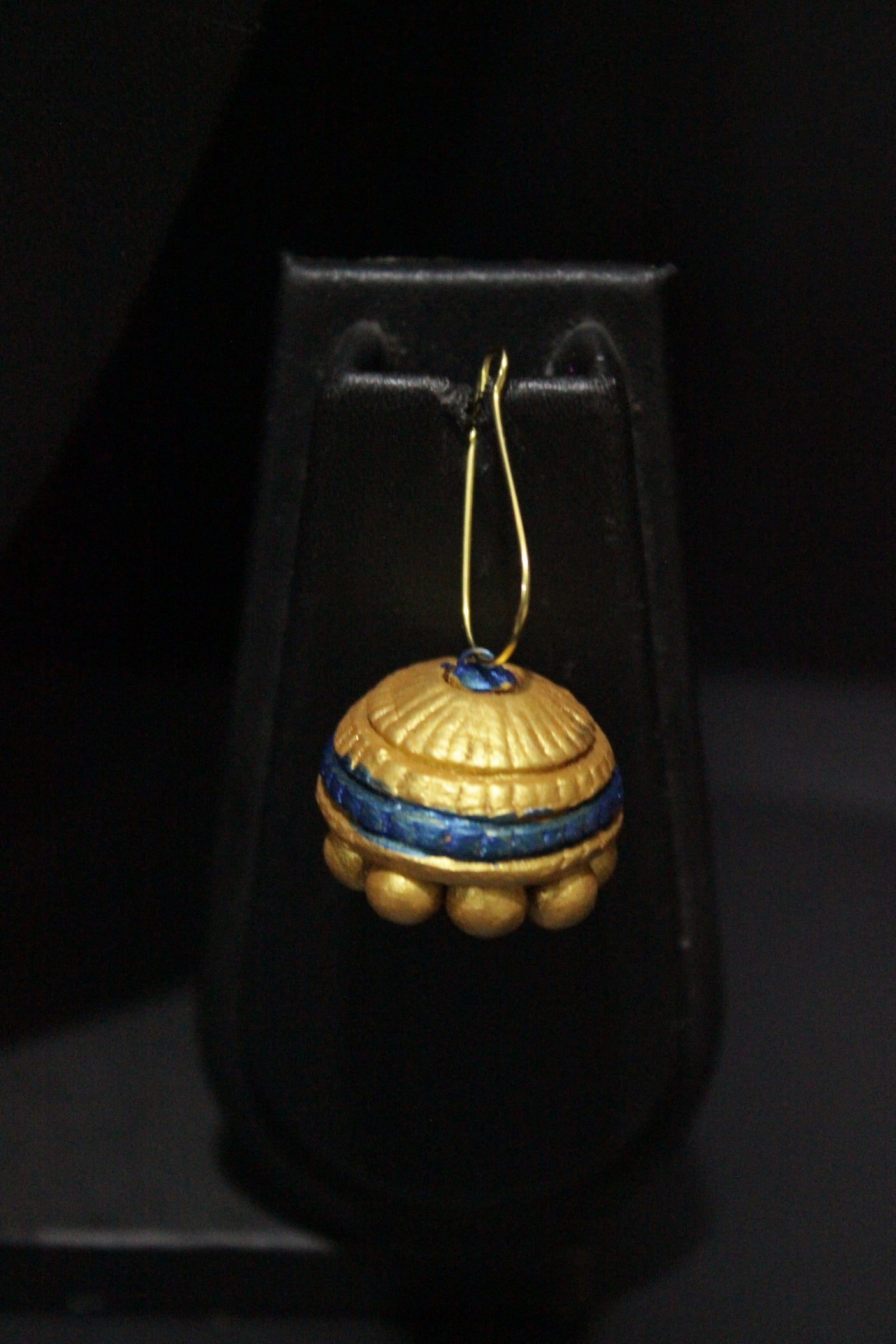 Handcrafted Peacock Motif Terracotta Clay Necklace Set