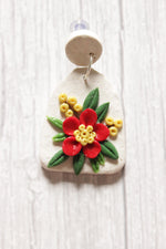 Load image into Gallery viewer, Vibrant Handcrafted Flower &amp; Leaf Motifs Polymer Clay Dangler Earrings
