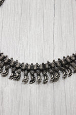 Load image into Gallery viewer, Oxidised Finish Black Choker Necklace
