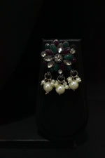Load image into Gallery viewer, Flower &amp; Heart Motifs Rhinestones Embedded Choker Necklace Set
