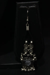 Mirror Work Elaborately Detailed Necklace Set with Adjustable Thread Closure