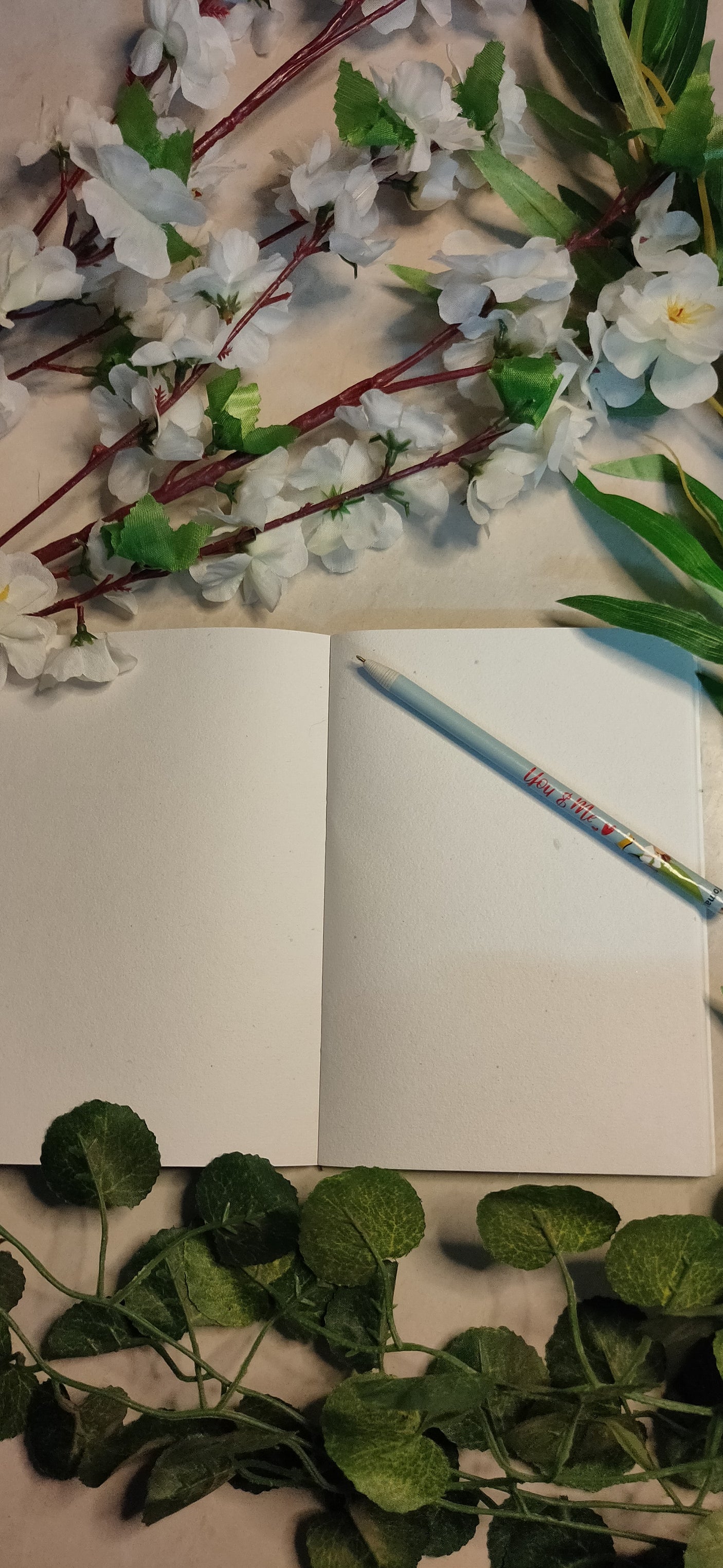 Eco-Friendly Plantable Seeds Notebook, Pen and Pencil Gift Set/Stationery Set - You & Me - Let Love Grow