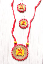 Load image into Gallery viewer, Jute Handcrafted Long Necklace Set
