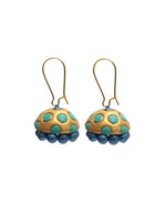 Load image into Gallery viewer, Handmade Terracotta Clay Necklace Set with Jhumka Earrings
