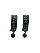 Leaf Painted Beaded Terracotta Necklace Set