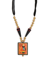 Load image into Gallery viewer, Tribal Modern Terracotta Necklace Set
