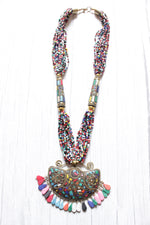 Load image into Gallery viewer, Multi-Color Beads Handcrafted Long Tibetan Necklace
