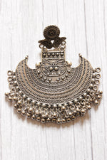 Load image into Gallery viewer, Intricately Detailed Premium Oxidised Finish Statement Metal Earrings

