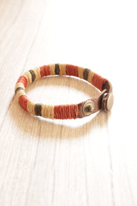 Multi-Color Jute Threads Hand Woven Bracelet