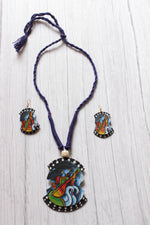 Load image into Gallery viewer, Hand Painted Religious Motif Necklace Set

