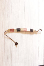 Load image into Gallery viewer, Multi-Color Jute Threads Hand Woven Leather Bracelet
