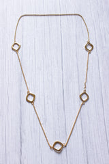 Charm Chain Gold Plated Daily Wear Layering Necklace
