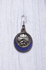 Load image into Gallery viewer, Nepali Lapis Lazuli Gemstone Designer Tibetan Earrings
