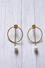 Load image into Gallery viewer, Handmade Pearl Gemstone Gold Plated Fashion Earrings
