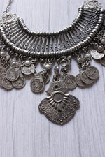 Load image into Gallery viewer, Bollywood Style Vintage Coin Tribal Necklace
