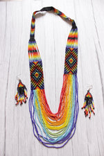 Load image into Gallery viewer, Multi-Layer and Multi-Color Handcrafted Beaded Necklace Set
