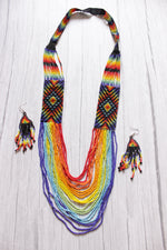 Load image into Gallery viewer, Multi-Layer and Multi-Color Handcrafted Beaded Necklace Set

