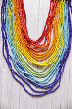 Load image into Gallery viewer, Multi-Layer and Multi-Color Handcrafted Beaded Necklace Set
