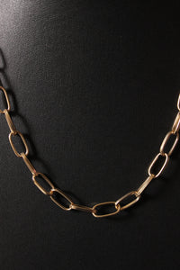 Gold Plated Trendy Chain Necklace